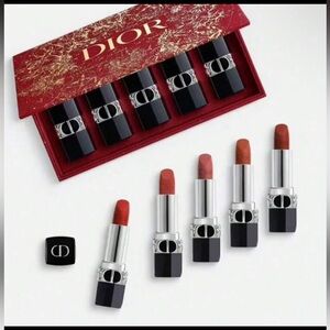 Dior Lipstick Collection - Vibrant Red and Warm Brown